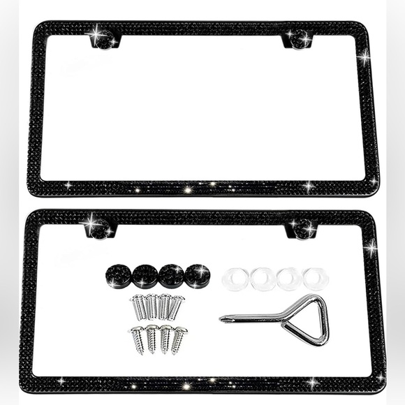 SunplusTrade Accessories - Bling License Plate Frame